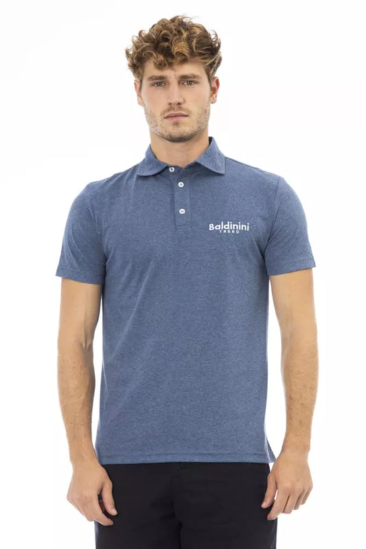 Polo da uomo Baldinini Trend in cotone blu