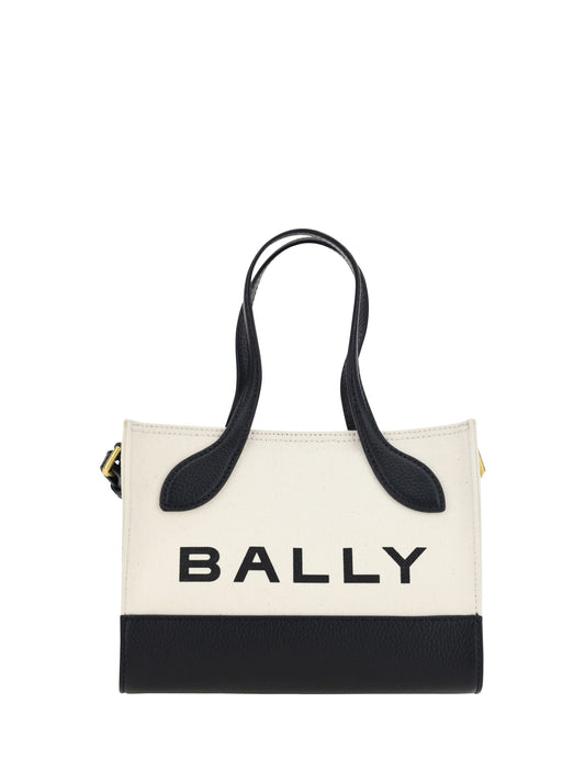 Bally Chic Kontrast-Mini-Lederhandtasche