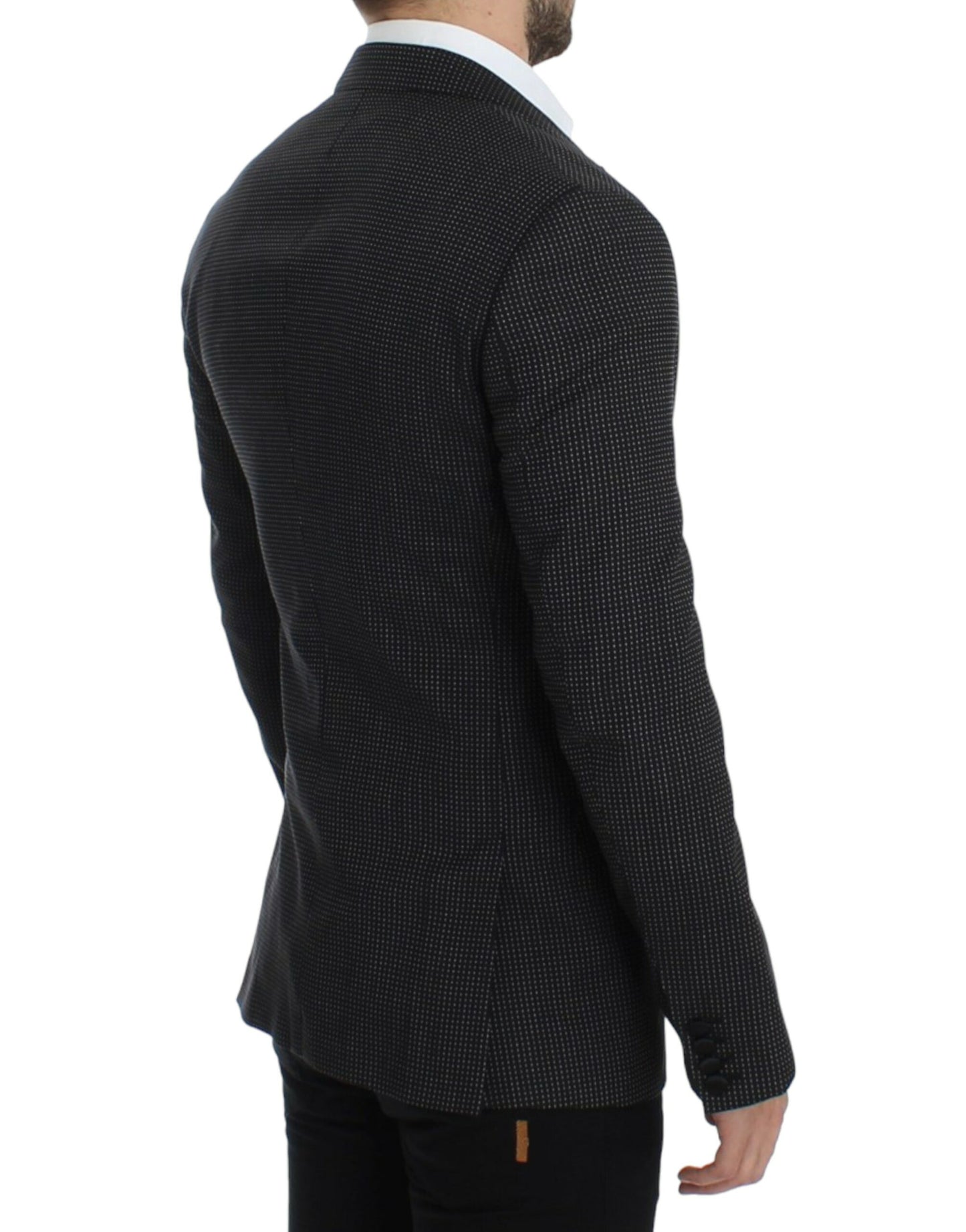 Dolce &amp; Gabbana Black wool slim MARTINI blazer