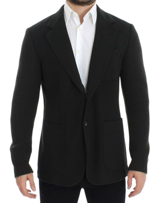 Dolce &amp; Gabbana Green cashmere two button blazer