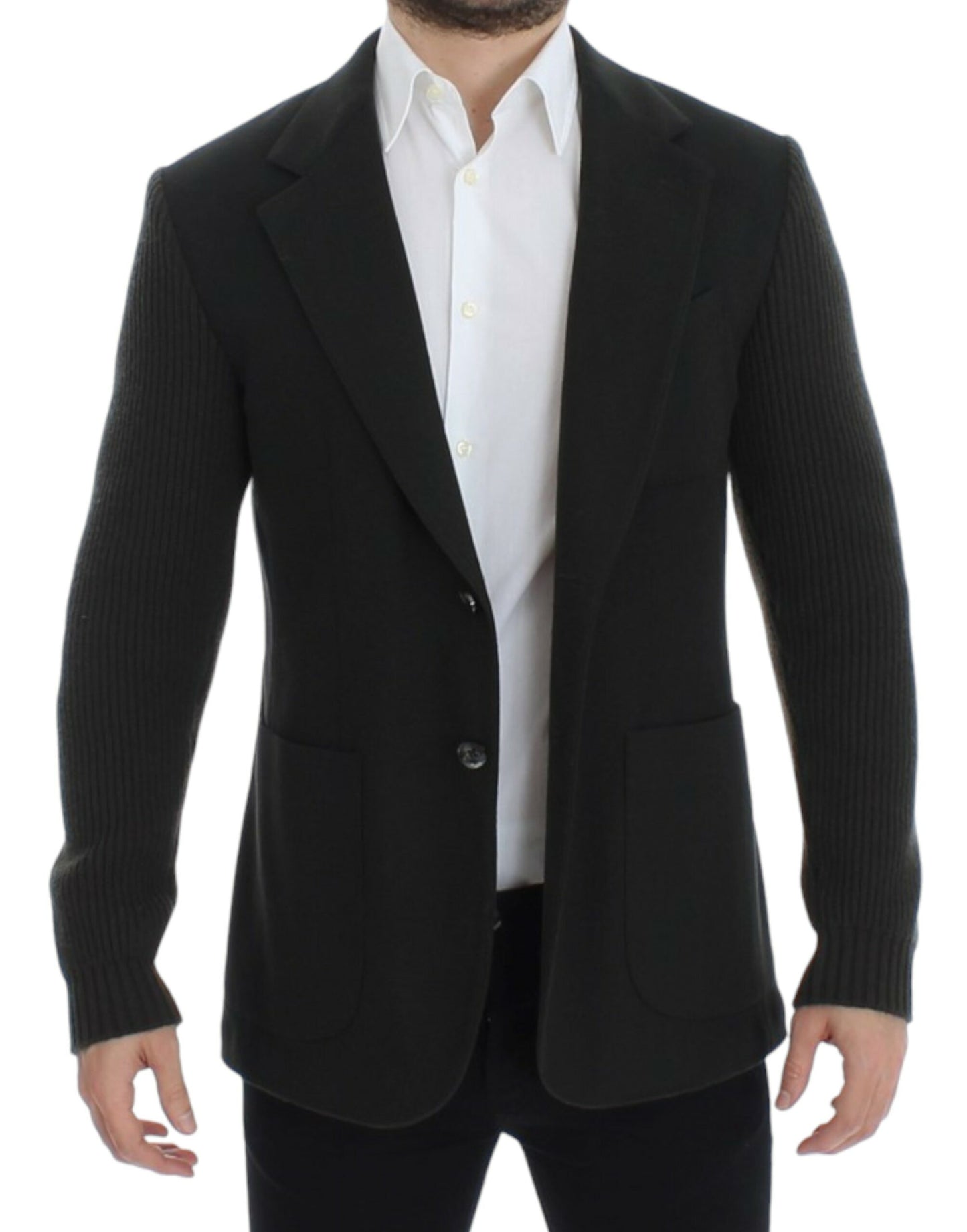 Dolce &amp; Gabbana Green cashmere two button blazer