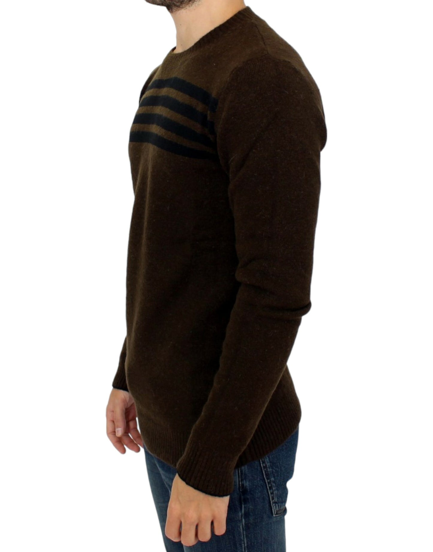 Maglione a righe elegante con scollo a giro di Costume National