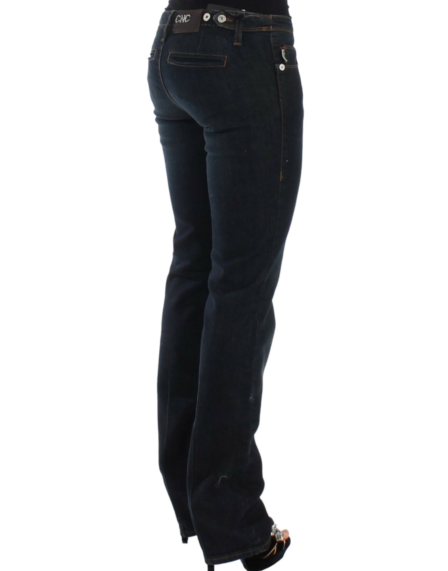 Kostüm National Chic Blue Slim Fit Denim Delight