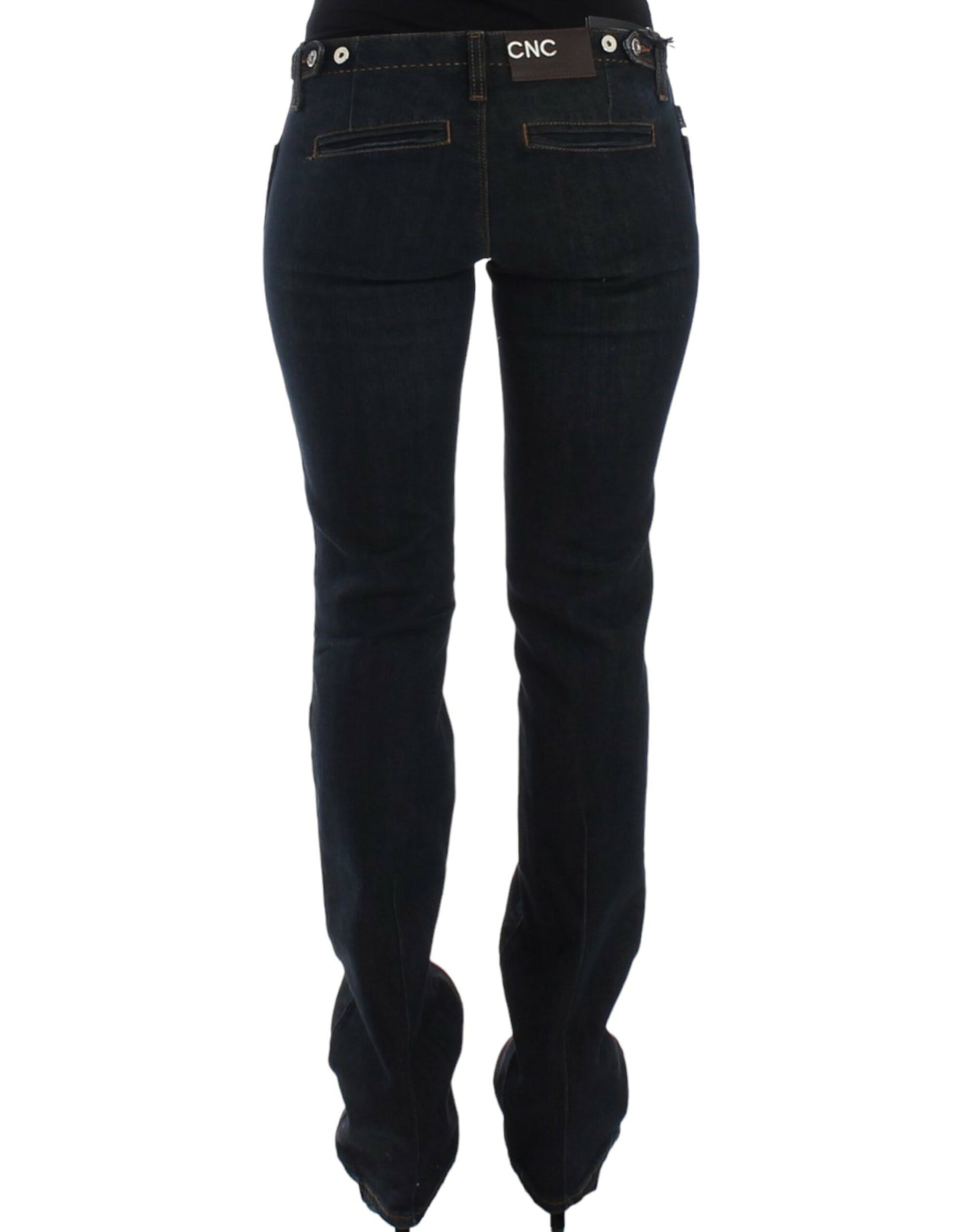 Kostüm National Chic Blue Slim Fit Denim Delight