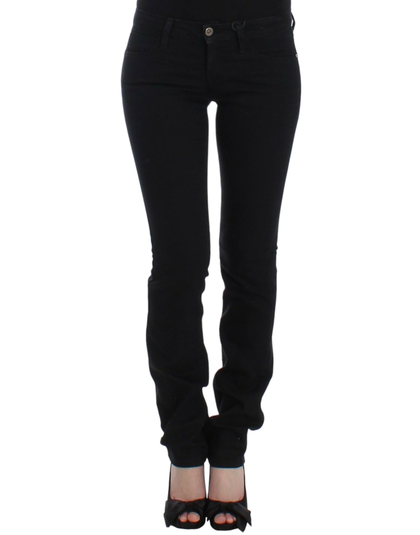 Elegante schwarze Jeans mit geradem Bein von Costume National