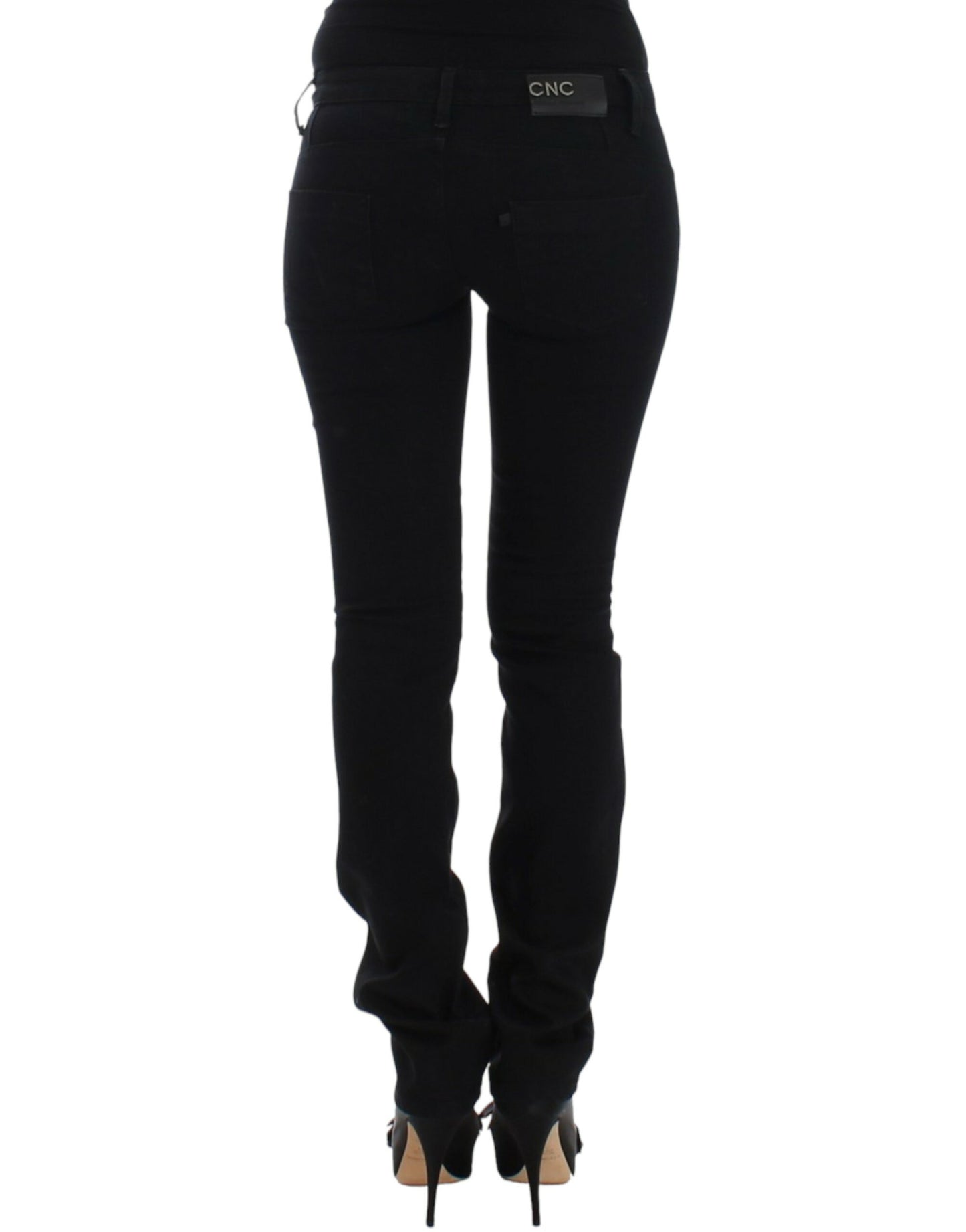 Elegante schwarze Jeans mit geradem Bein von Costume National