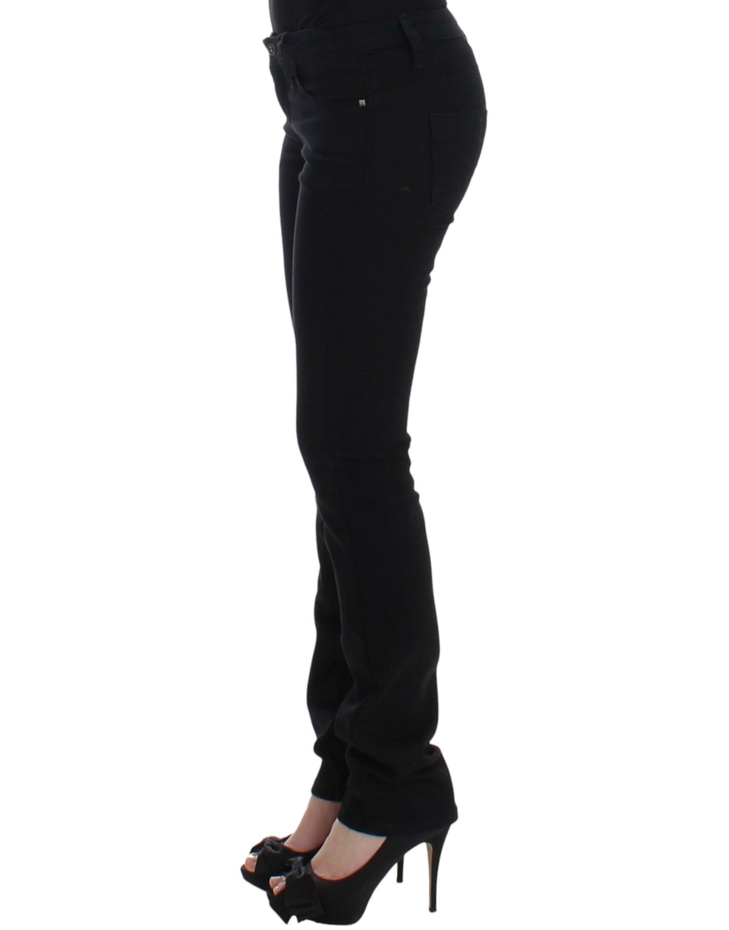 Elegante schwarze Jeans mit geradem Bein von Costume National