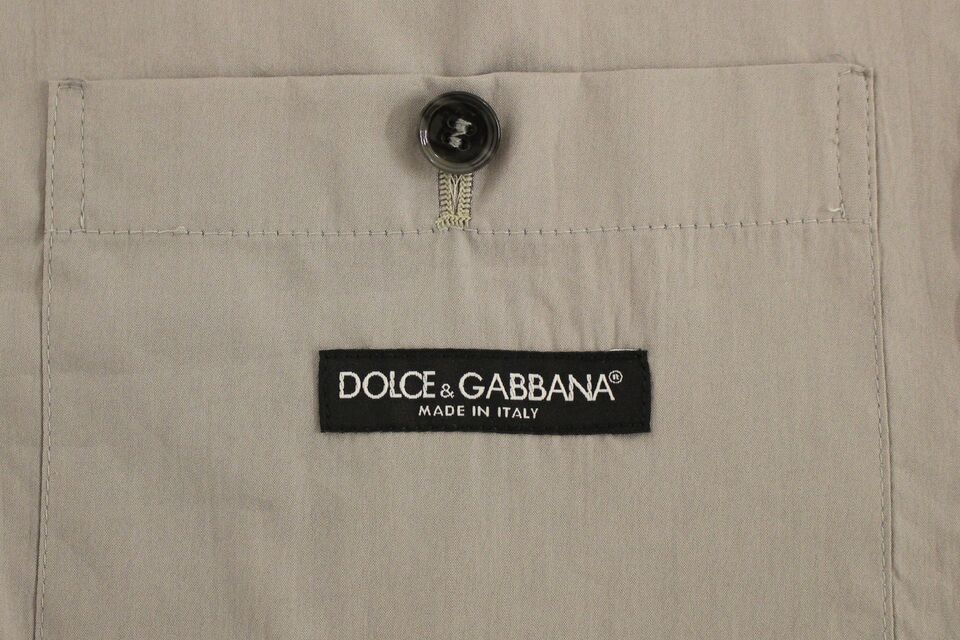 Dolce &amp; Gabbana Elegante graue Slim-Fit-Kleiderweste