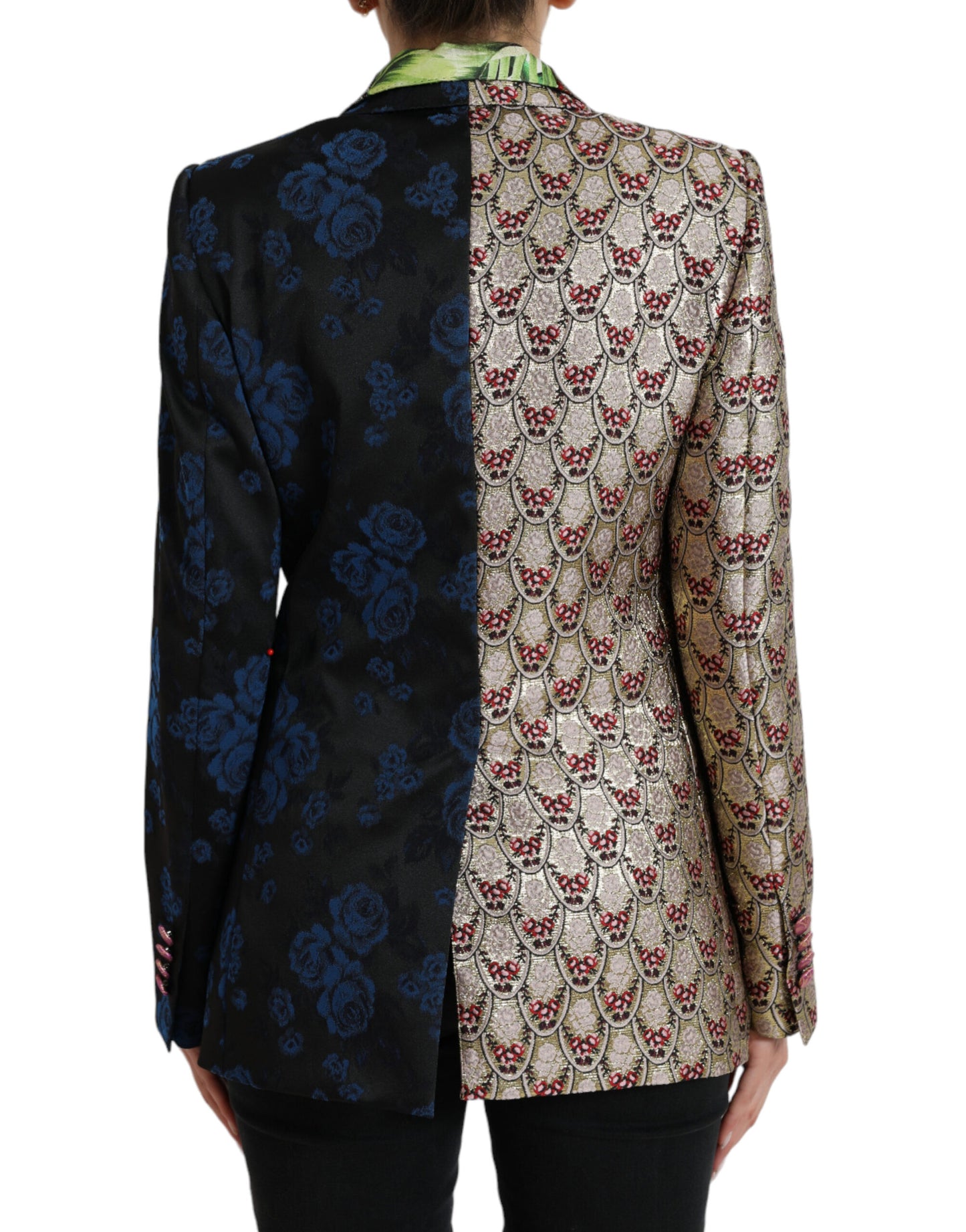 Dolce &amp; Gabbana Eleganter mehrfarbiger Patchwork-Blazer