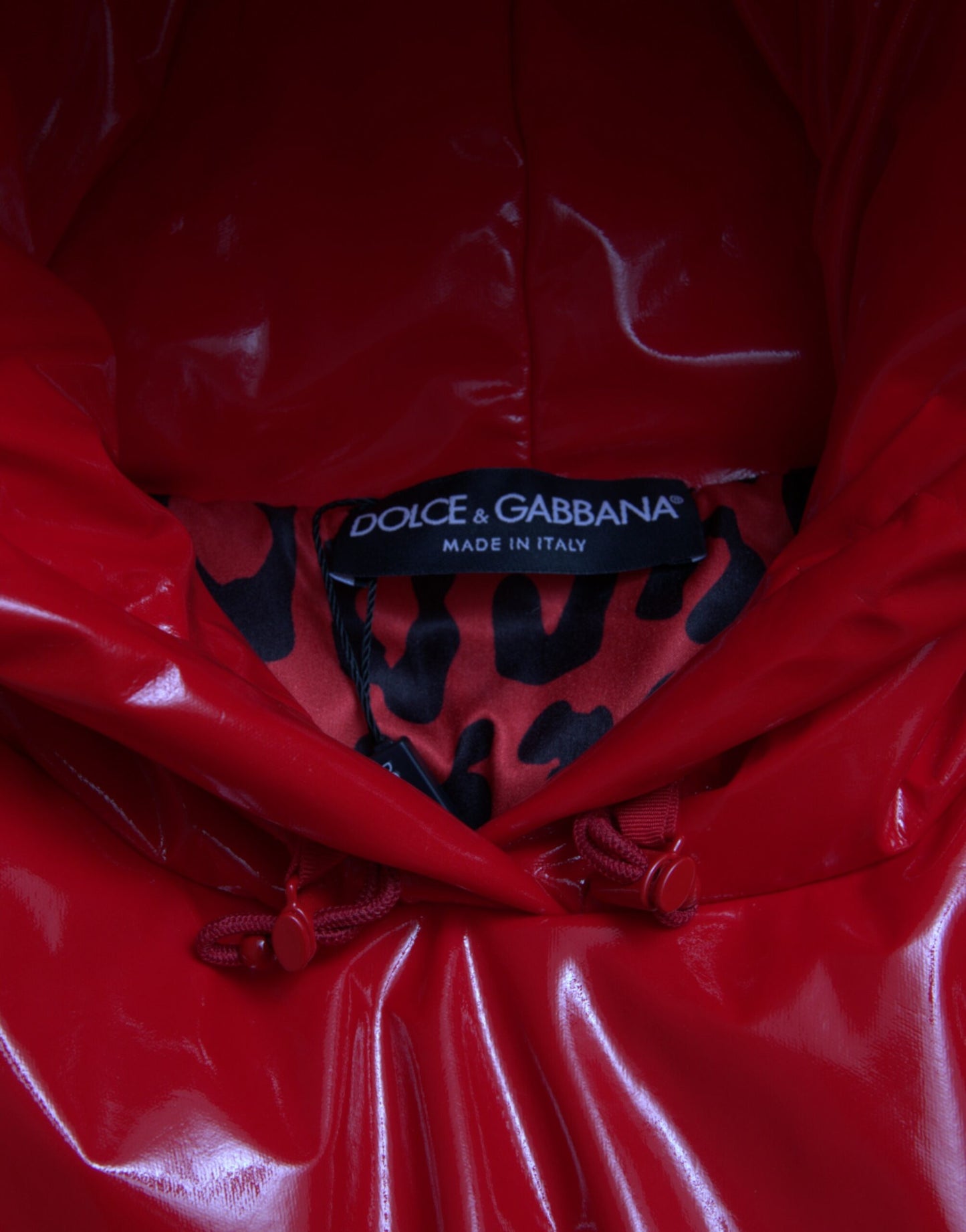 Dolce &amp; Gabbana Chic glänzende rote Kurzjacke