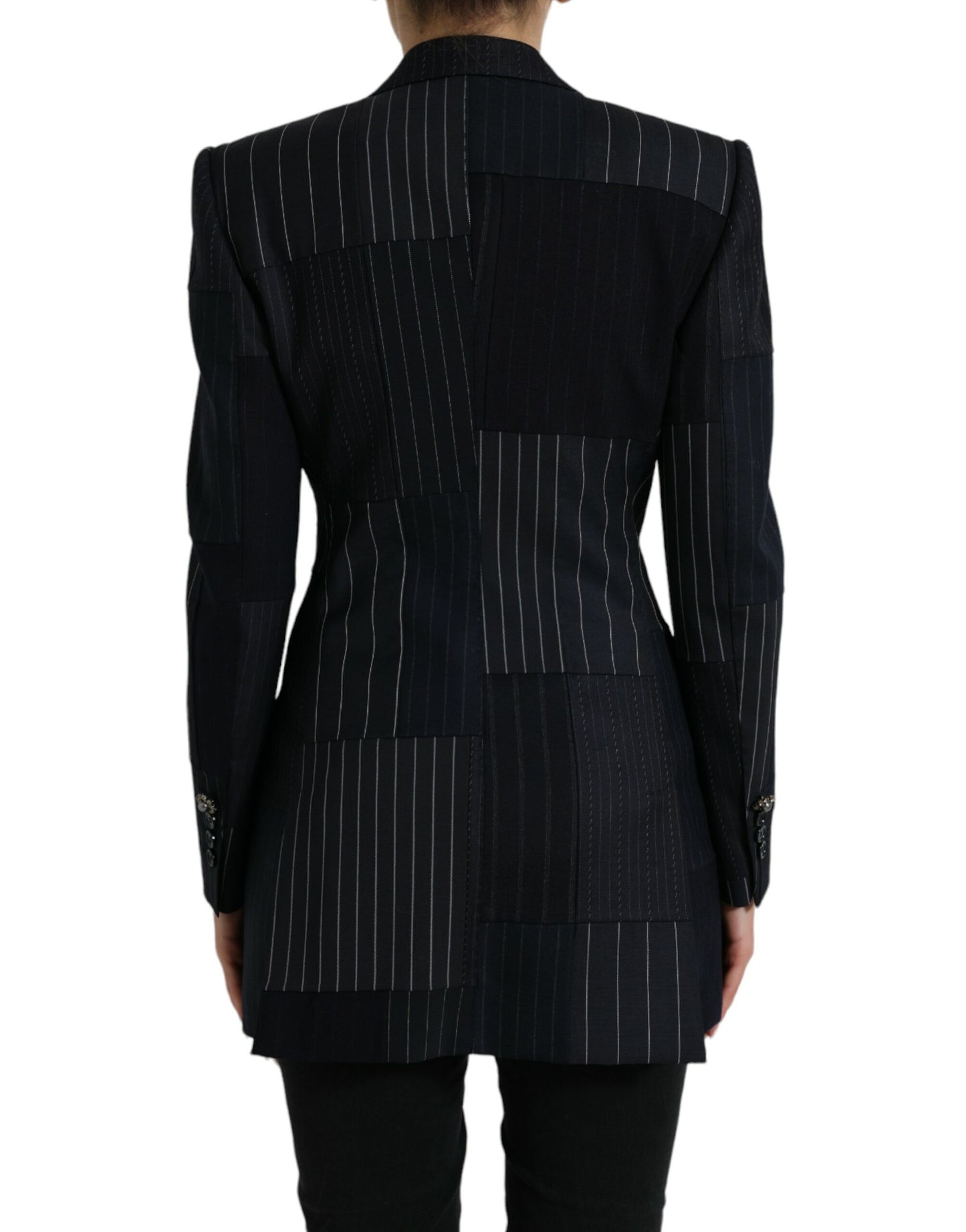 Dolce &amp; Gabbana Eleganter gestreifter Blazer aus Schurwolle