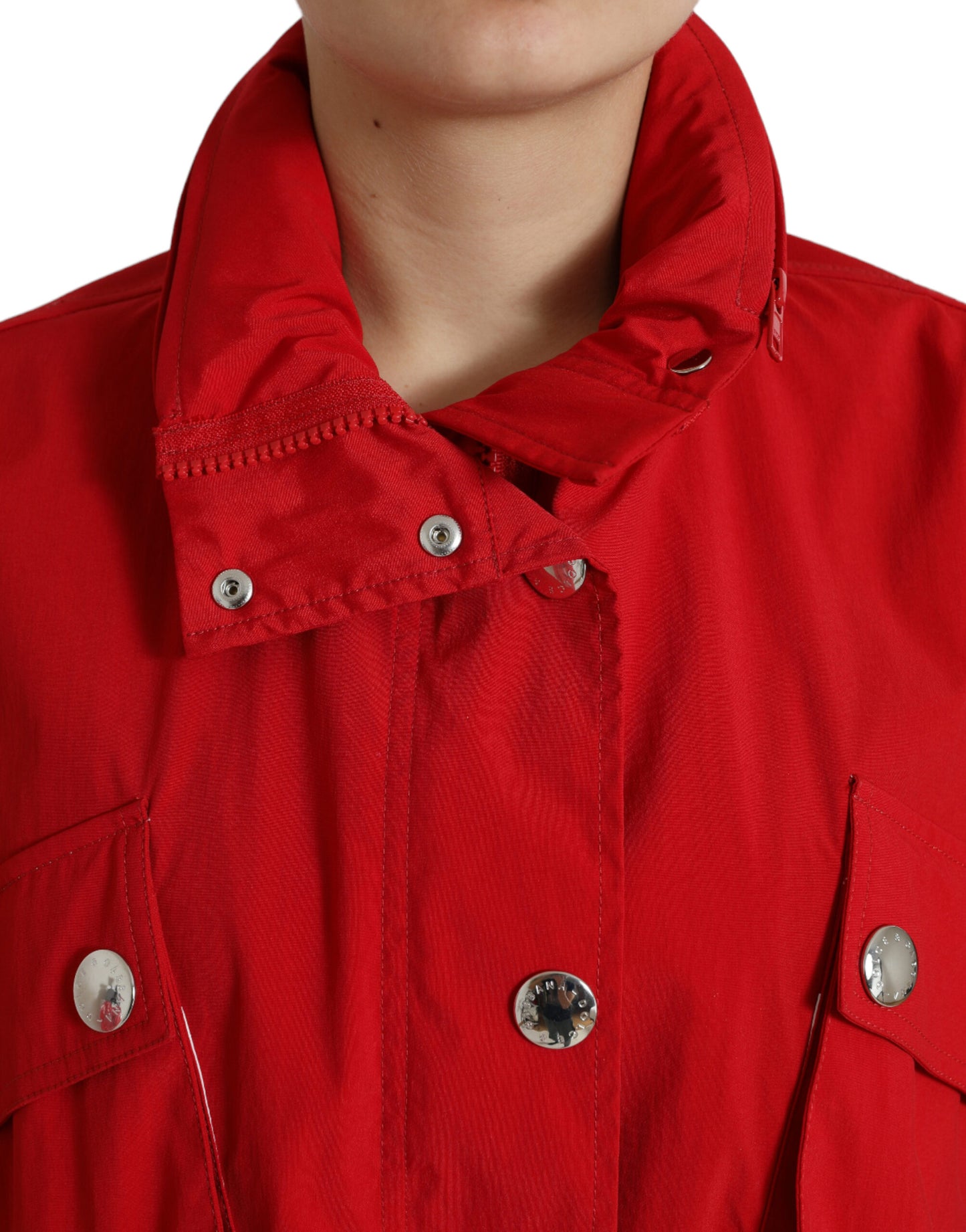 Dolce &amp; Gabbana Elegante rote Langarmjacke