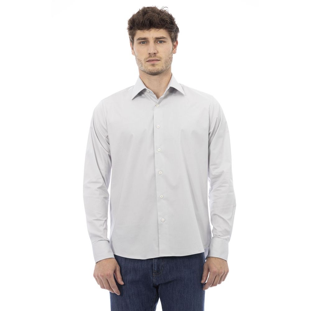 Baldinini Trend Baldinini Trend Italian Collar Shirt - Sleek Grey