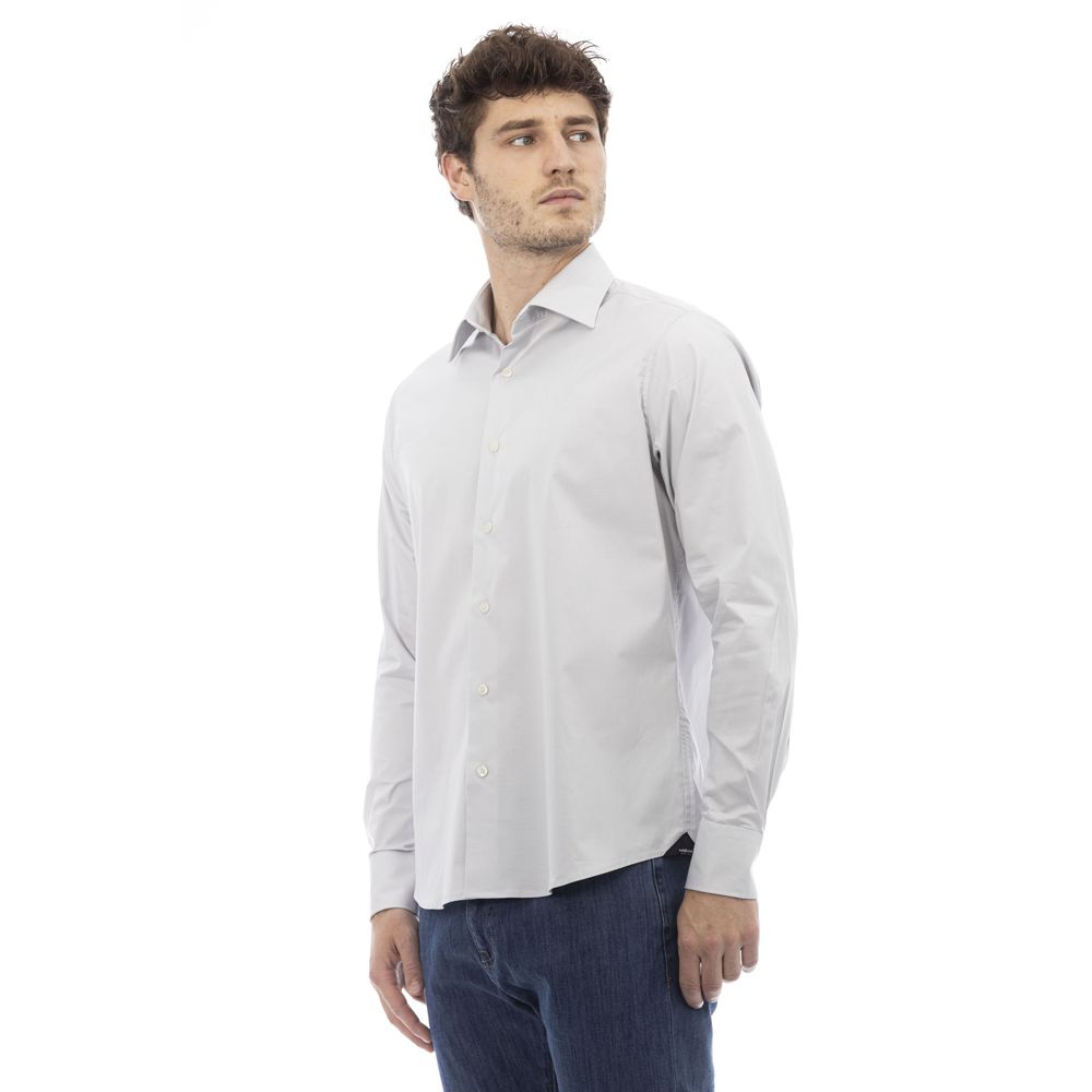 Baldinini Trend Baldinini Trend Italian Collar Shirt - Sleek Grey