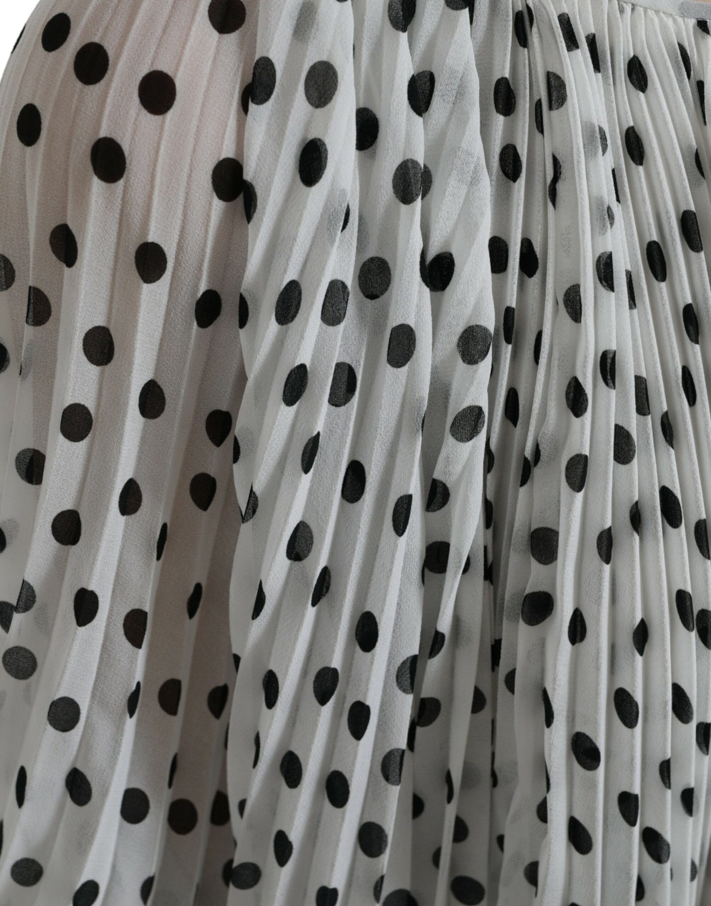 Dolce &amp; Gabbana Elegantes Maxikleid mit Polka Dots