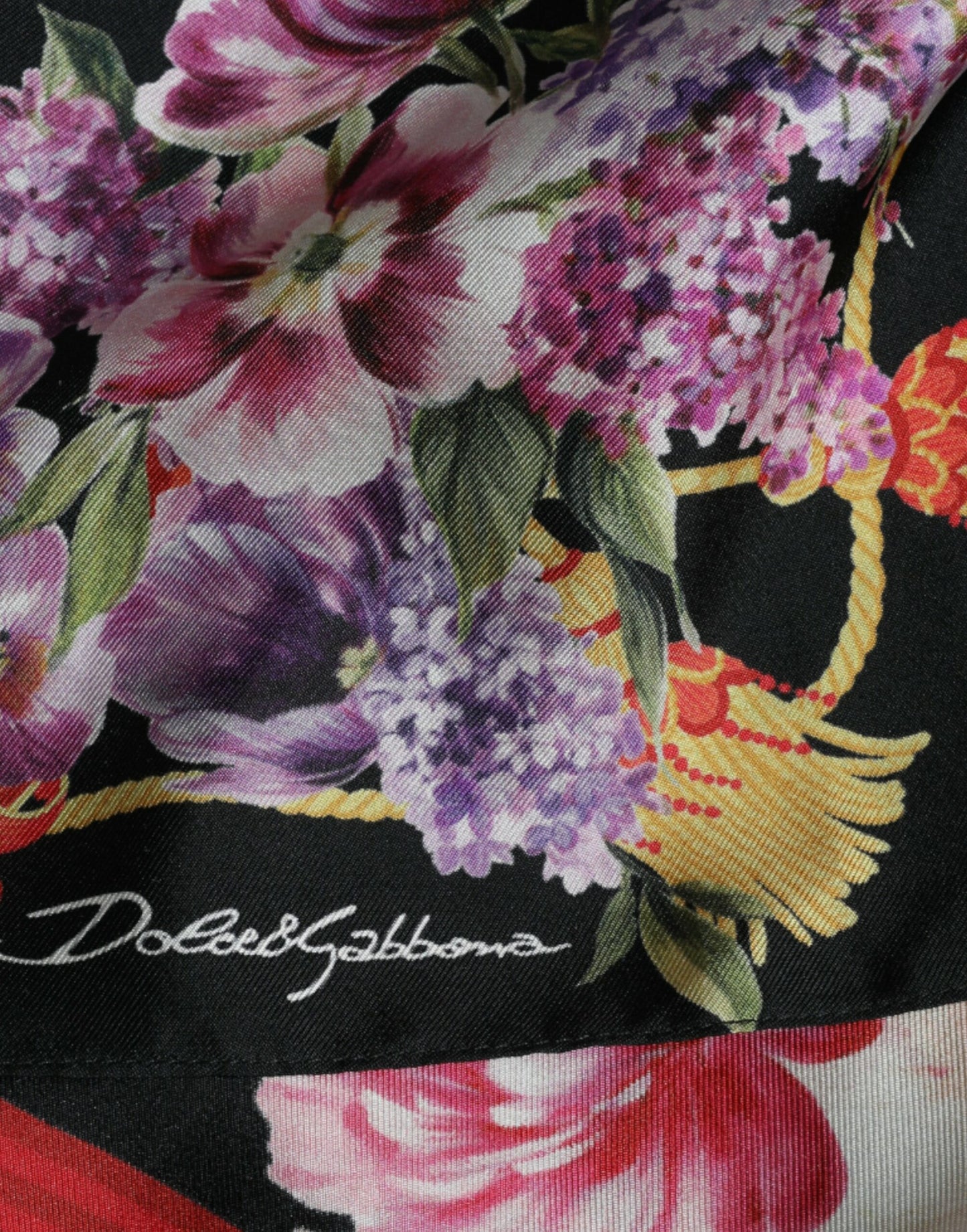 Dolce &amp; Gabbana Elegantes Maxikleid aus Seide mit Blumenmuster