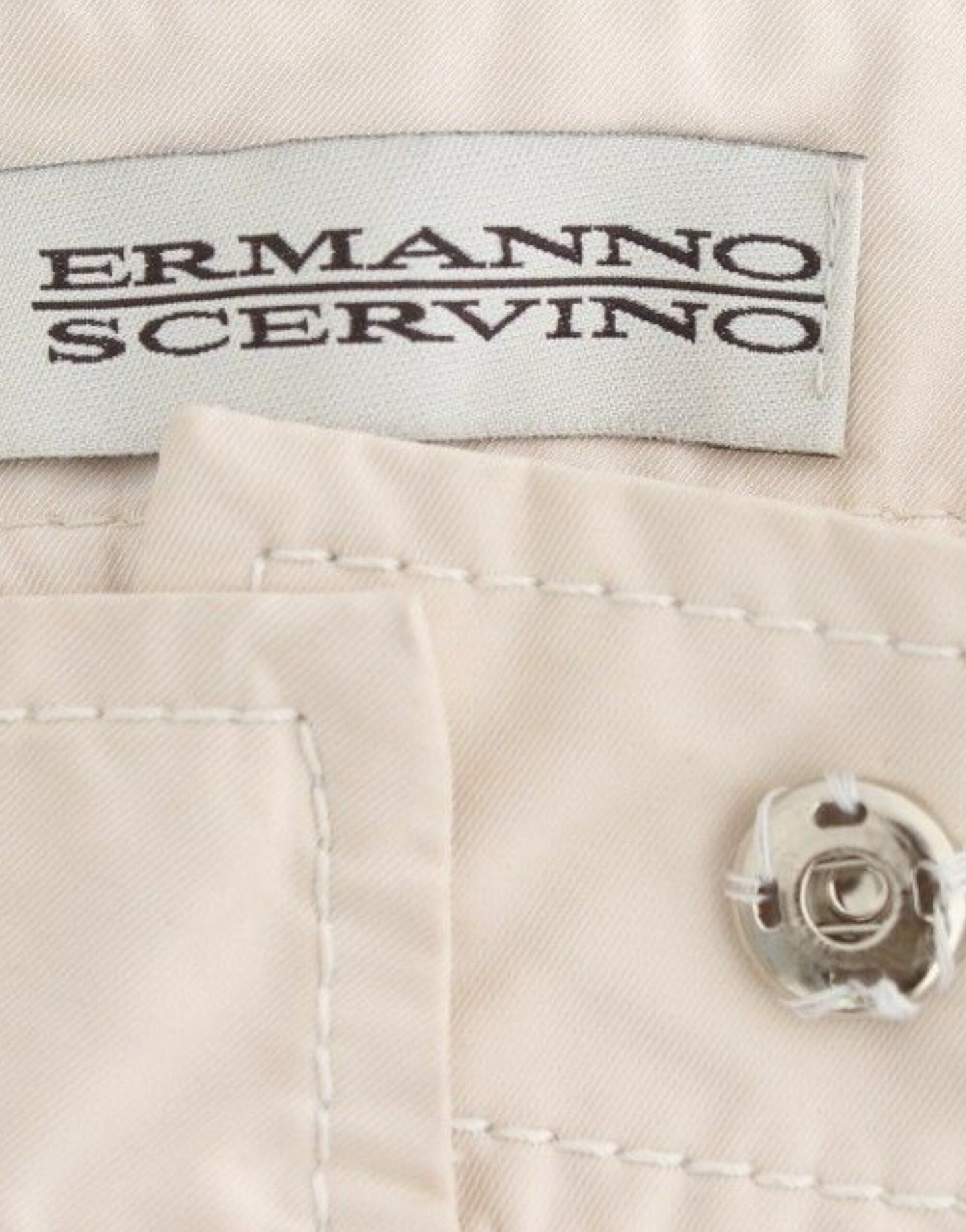 Ermanno Scervino Schicke beige Chinohose – Eleganz neu definiert