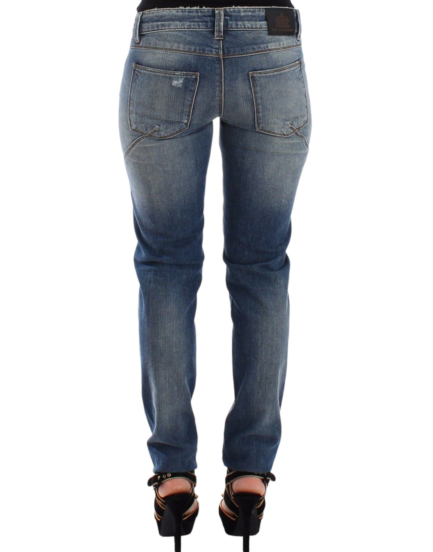 Ermanno Scervino Schicke Slim-Fit-Jeans aus blauem Denim