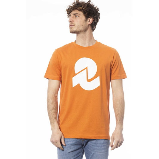 Invicta Orange Logo Rundhals-T-Shirt