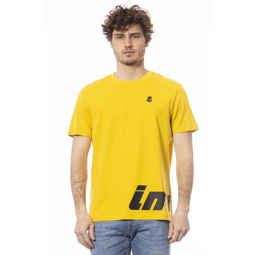 Invicta Sunshine Yellow Rundhals-T-Shirt mit Logo-Print