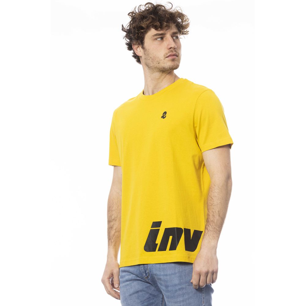 Invicta Sunshine Yellow Rundhals-T-Shirt mit Logo-Print