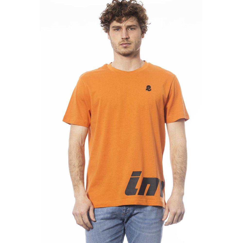 Invicta Vibrant Orange Rundhals-Logo-T-Shirt