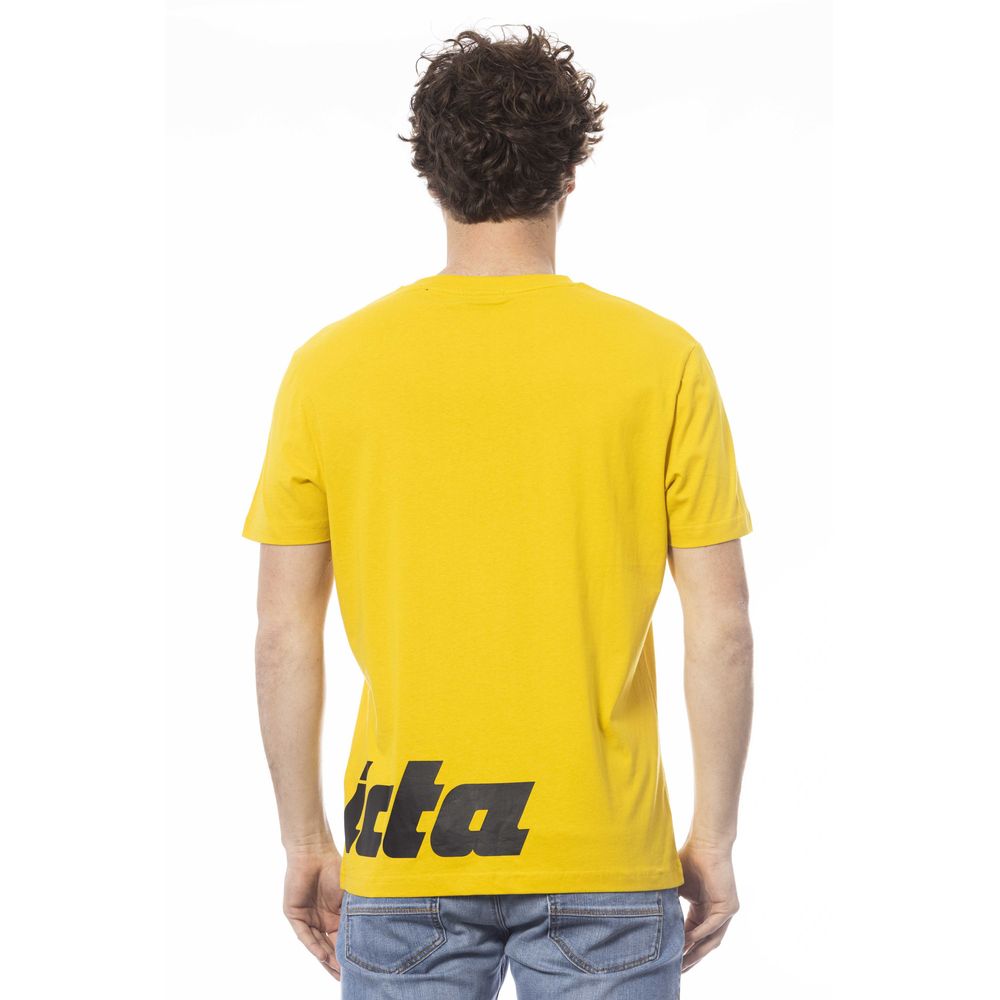 Invicta Sunshine Yellow Rundhals-T-Shirt mit Logo-Print