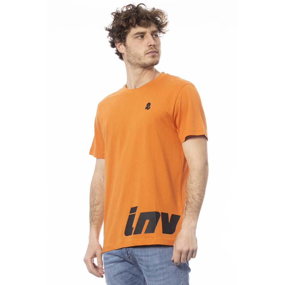 Invicta Vibrant Orange Rundhals-Logo-T-Shirt