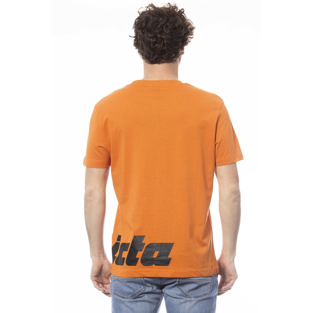 Invicta Vibrant Orange Rundhals-Logo-T-Shirt