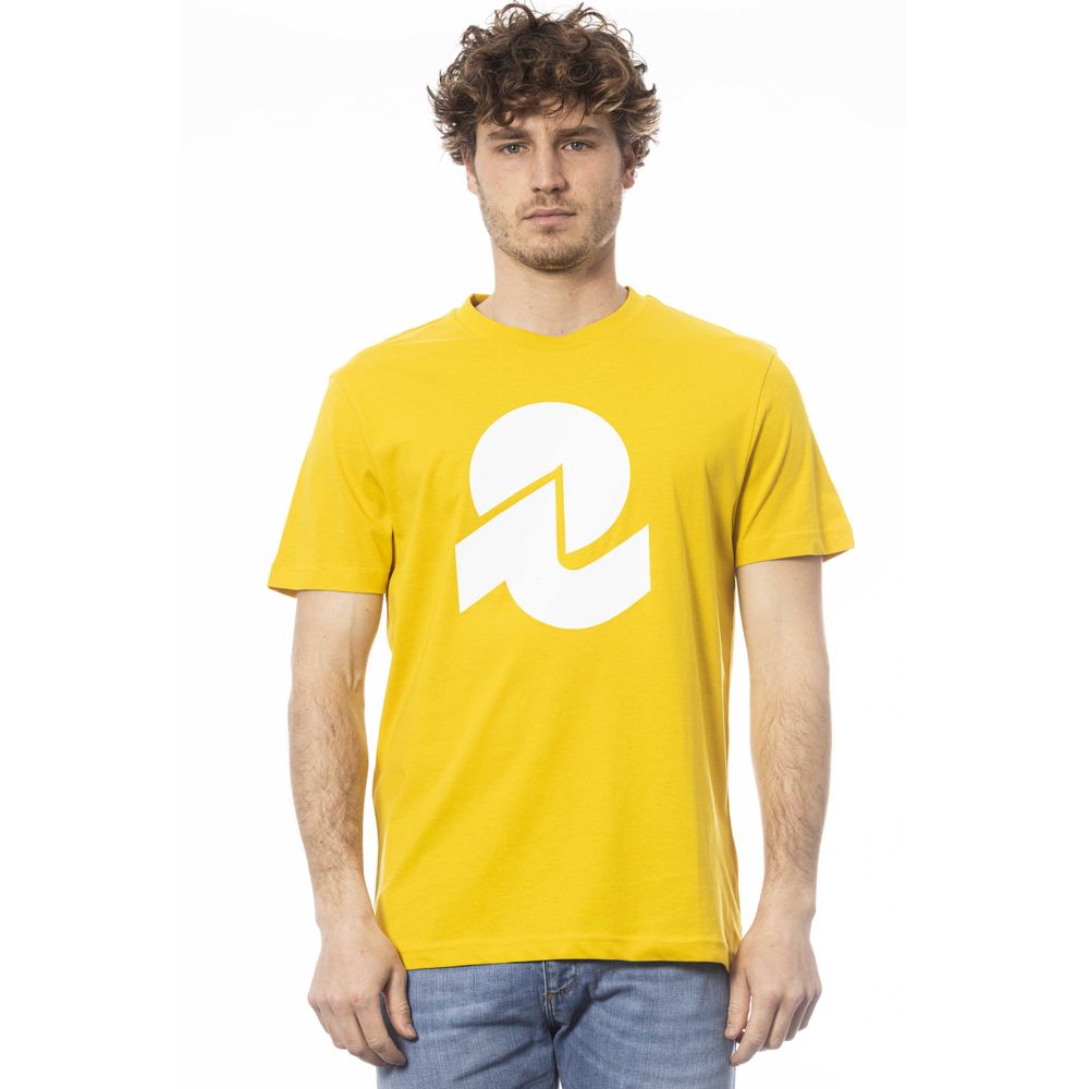 Invicta Sunny Yellow Rundhals-Logo-T-Shirt