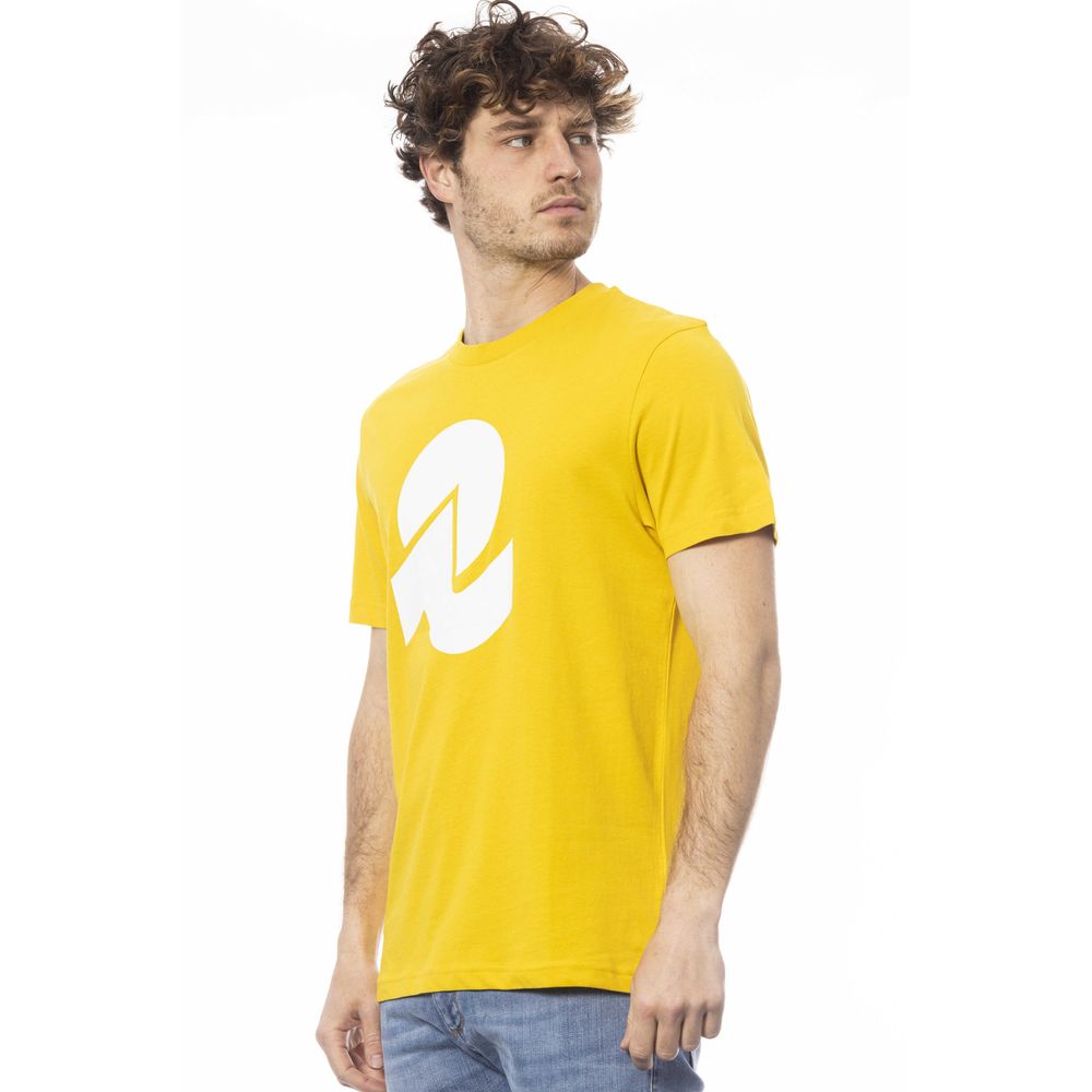 Invicta Sunny Yellow Rundhals-Logo-T-Shirt