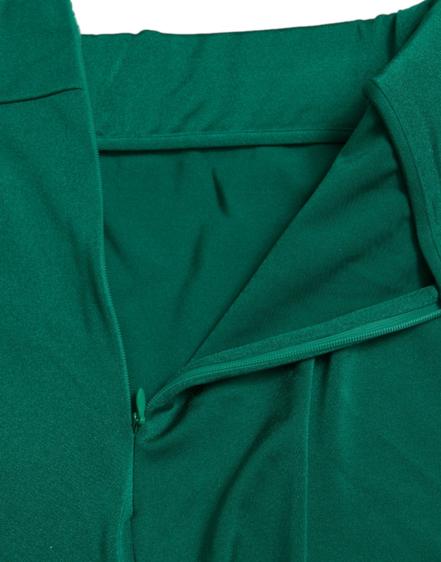 Grüne Designer-Leggings mit hoher Taille von Dolce &amp; Gabbana