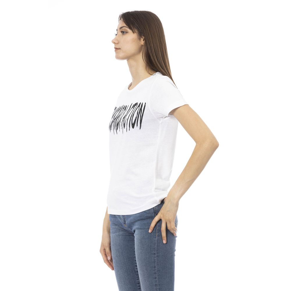 Trussardi Action White Cotton Women Top