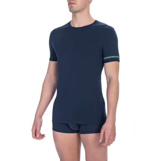 Bikkembergs elegantes Bi-Pack T-Shirt-Set mit Rundhalsausschnitt