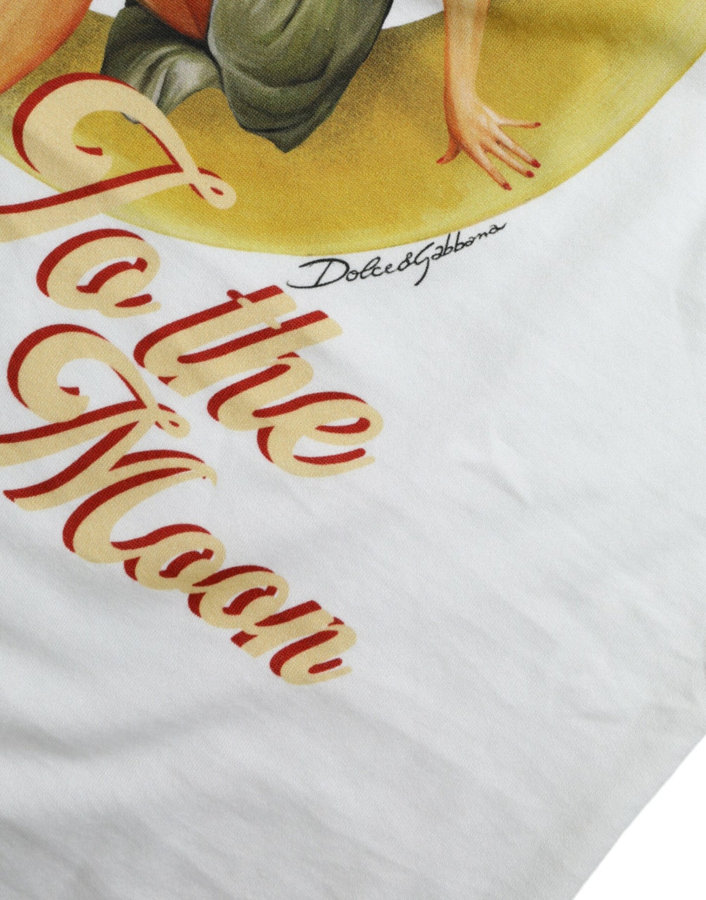 Dolce & Gabbana Elegant White Cotton Crew Neck Tee