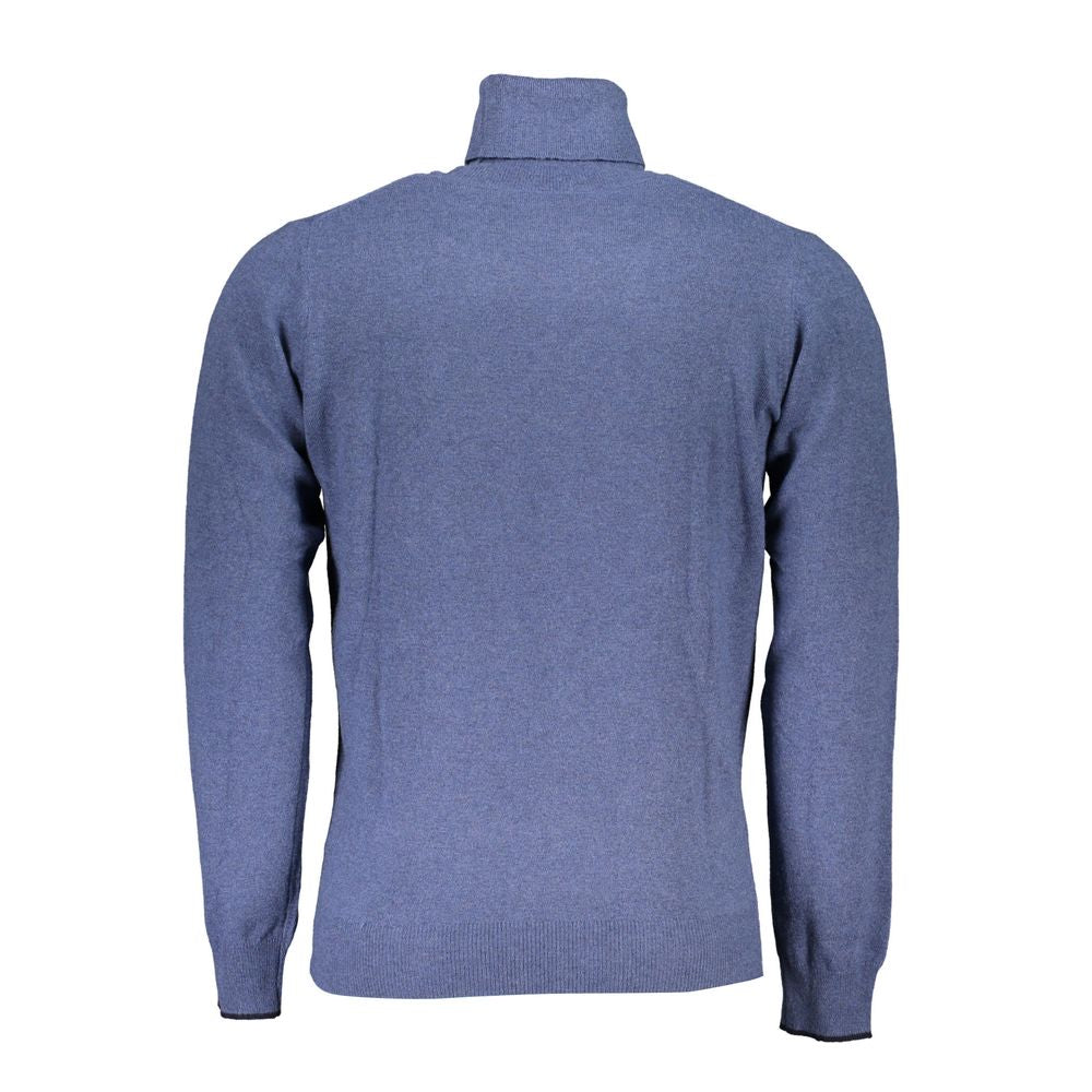 North Sails Blue Polyamide Men Sweater