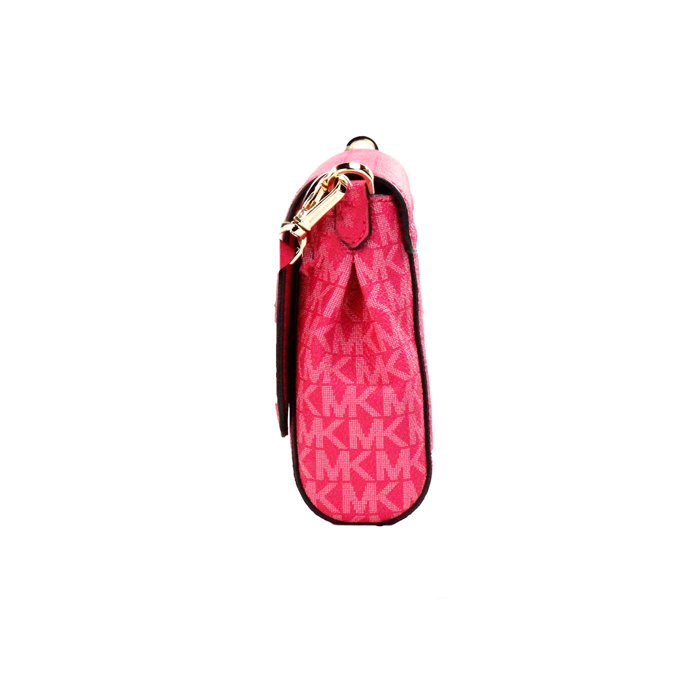 Michael Kors Jet Set Medium Electric Pink Convertible Pouchette Umhängetasche