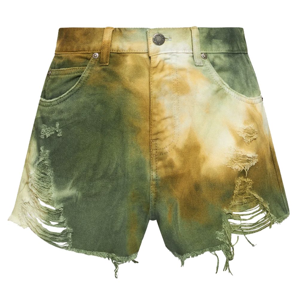 PINKO Green Cotton Women's Short