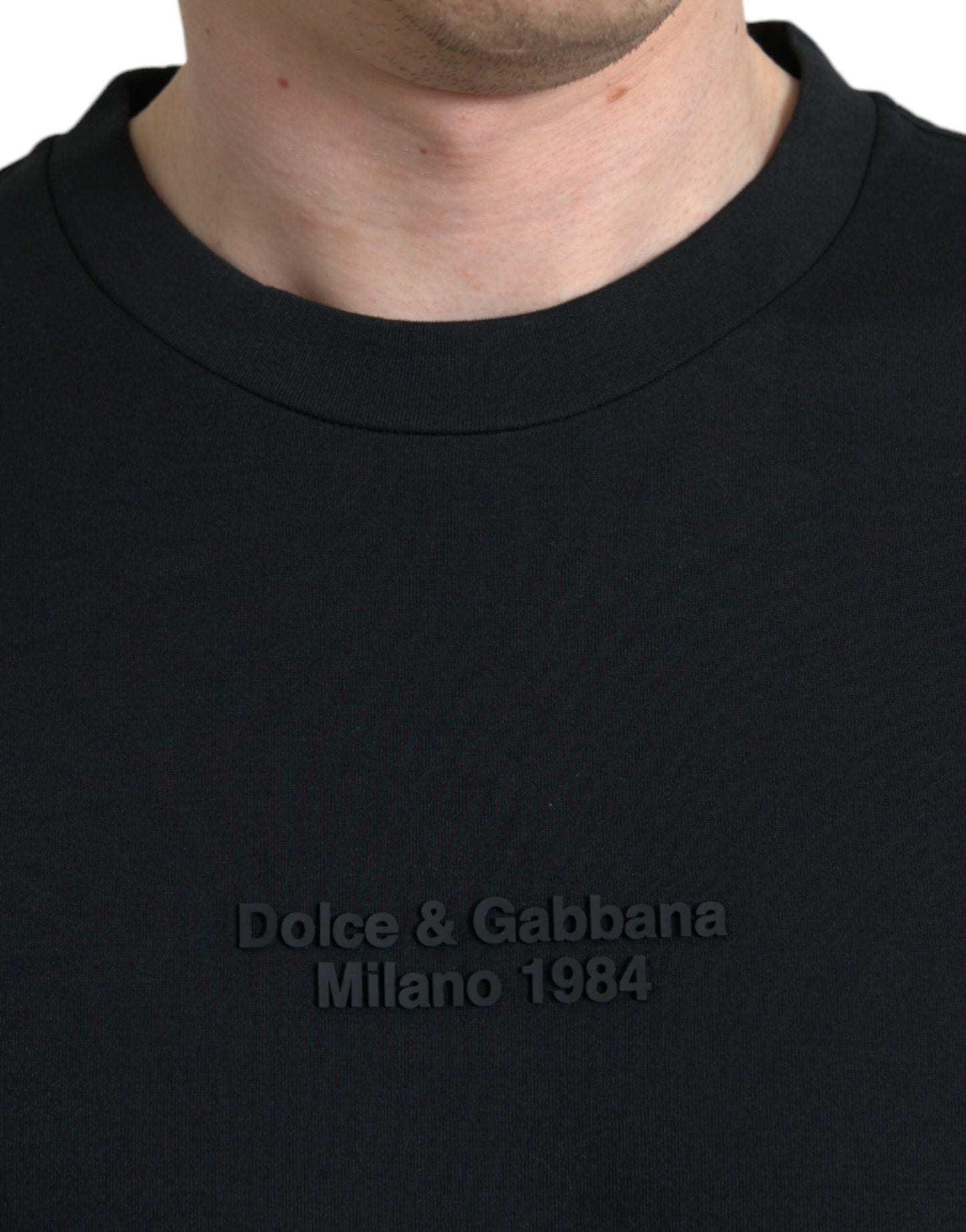 Dolce &amp; Gabbana Elegantes T-Shirt mit Rundhalsausschnitt und Leopardenmuster