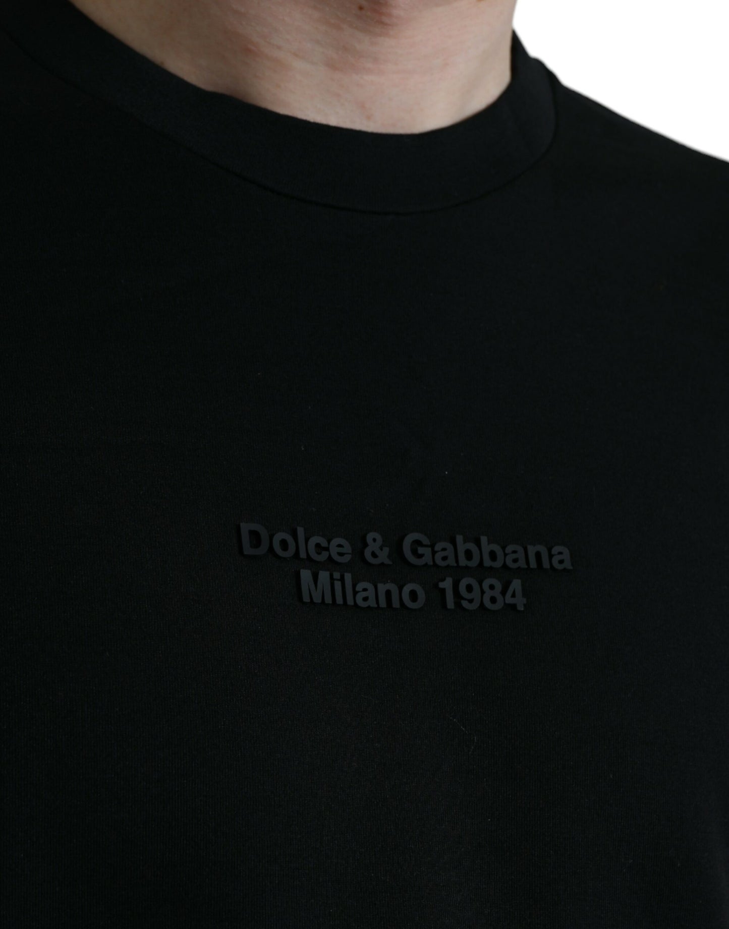 Dolce &amp; Gabbana Elegantes T-Shirt mit Rundhalsausschnitt und Leopardenmuster