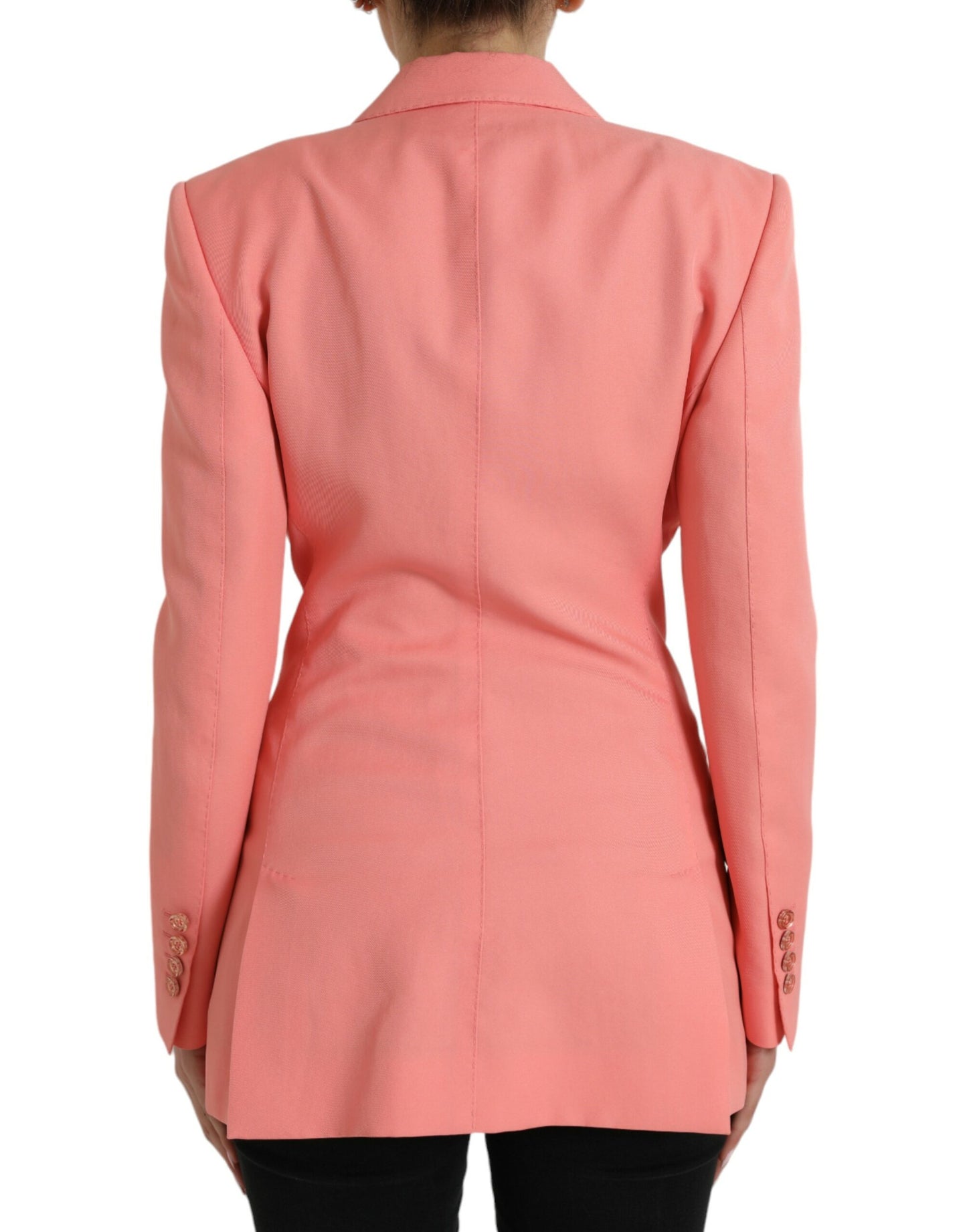 Schicker Blazer mit spitzem Revers in Rosa von Dolce &amp; Gabbana