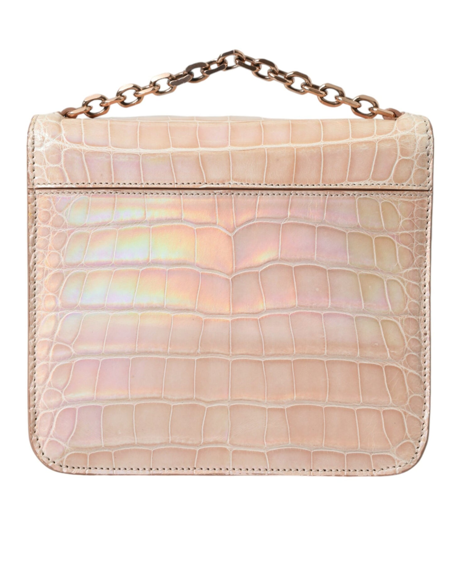 Balenciaga Elegante Mini-Ketten-Clutch in Beige für abendliche Eleganz