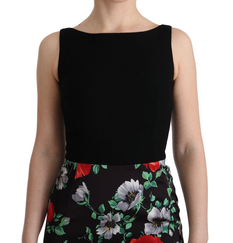 Dolce &amp; Gabbana Elegantes Etuikleid mit Blumenmuster