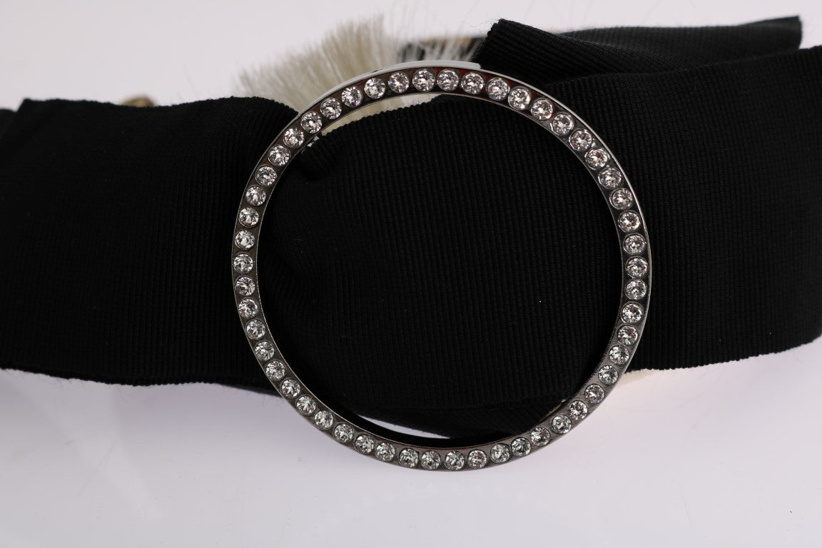 Dolce &amp; Gabbana Elegantes Kristall-Diadem-Stirnband