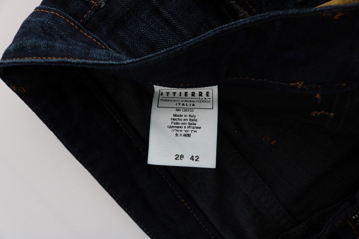 Elegante blaue Baumwolljeans von Costume National mit normaler Passform