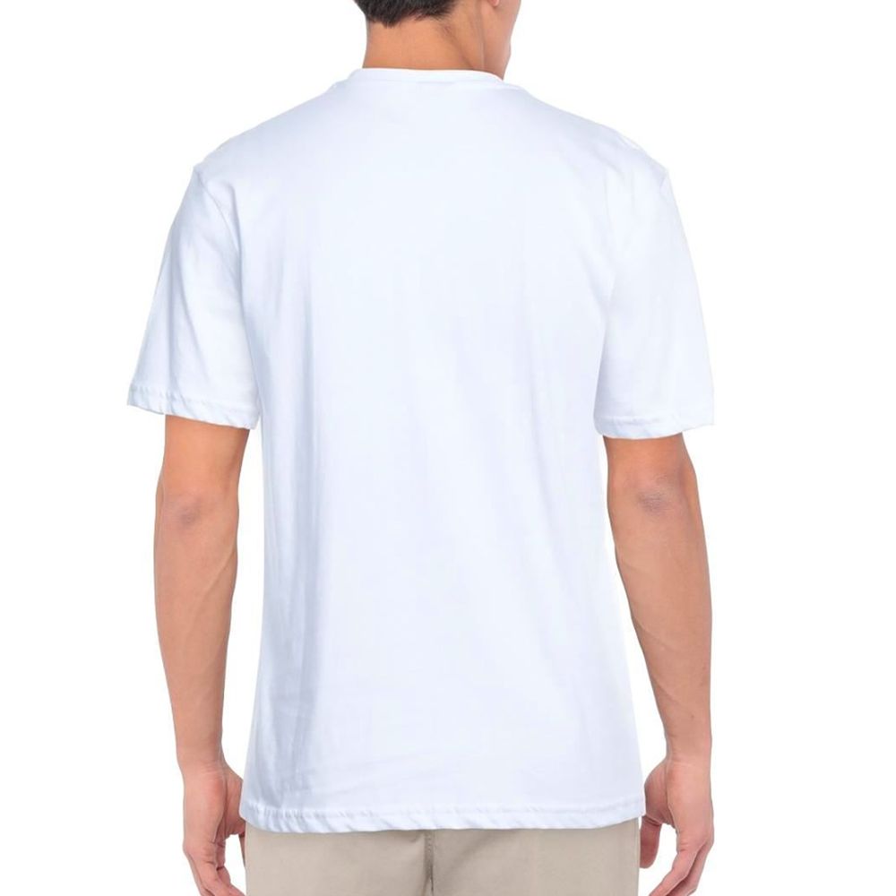 North Sails Crisp White Logo-Baumwoll-T-Shirt