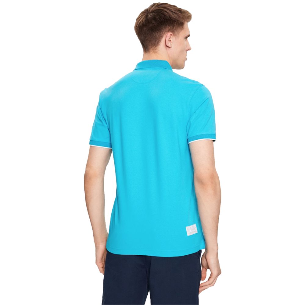 La Martina Elegantes Poloshirt aus Stretch-Baumwoll-Piqué