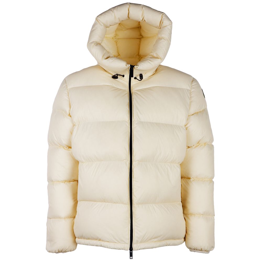 Centograms Elegante cremefarbene Pufferjacke