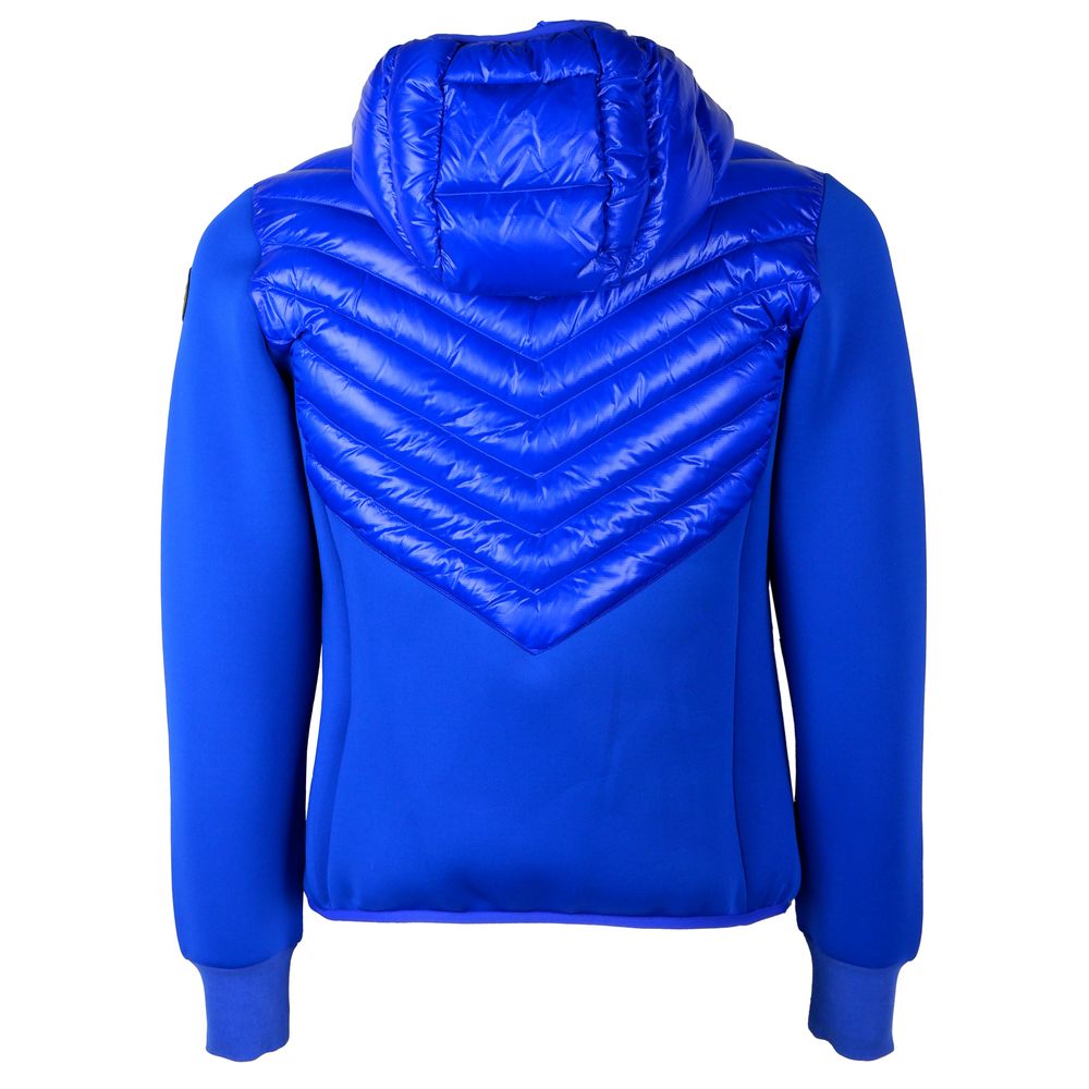 Centograms Blue Nylon Jackets &amp; Coat