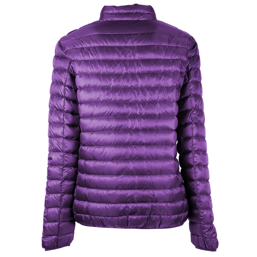 Centograms schicke lila Nylon-Daunenjacke